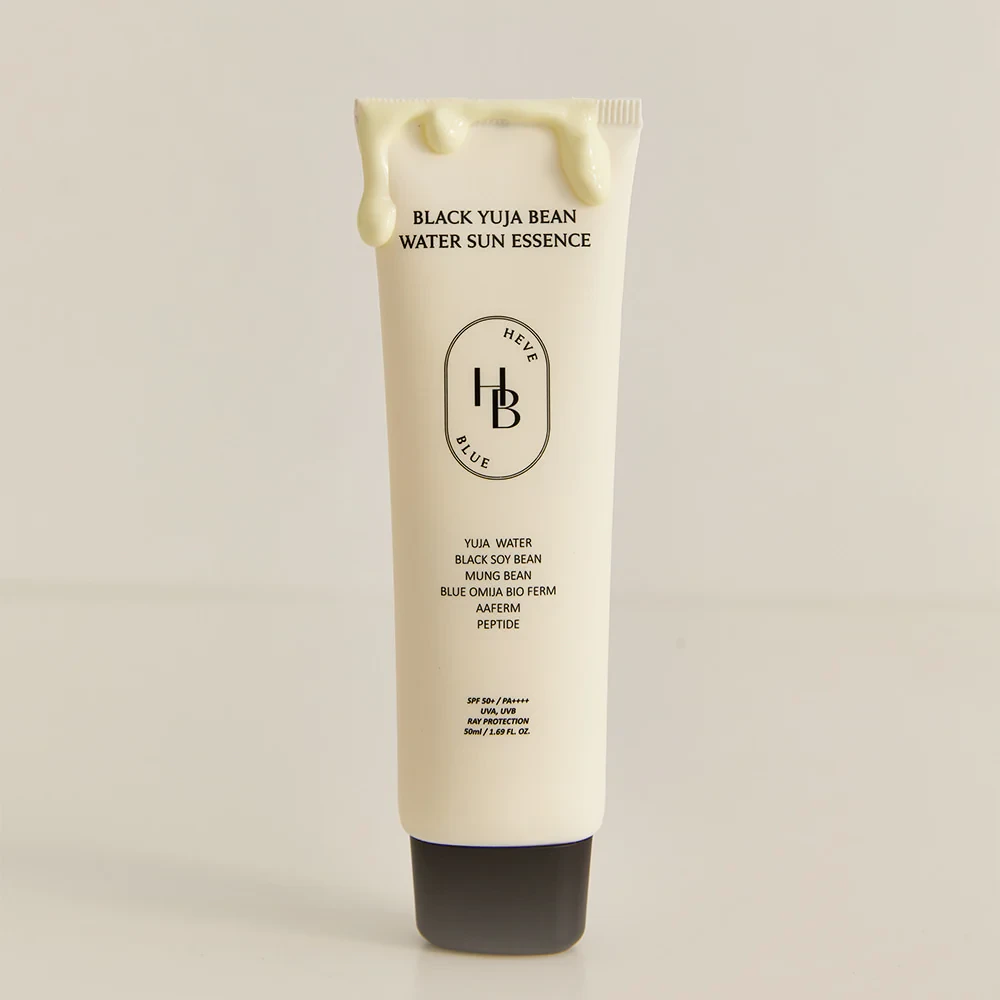HEVEBLUE Black Yuja Bean Water Sun Essence - 50ml