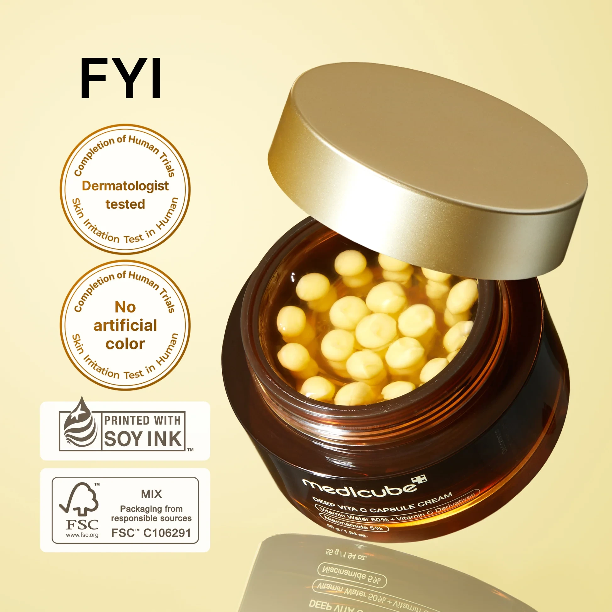 MEDICUBE	Deep Vita C Capsule Cream - 55g 