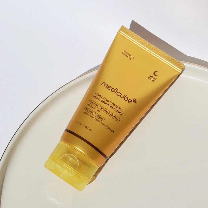 MEDICUBE Kojic Acid  Turmeric Night Wrapping Mask - 75ml