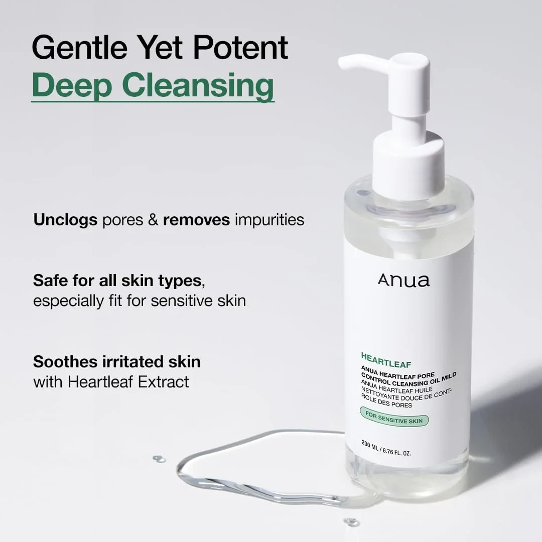 ANUA  Heartleaf Pore Control Cleansing Oil Mild - 200ml