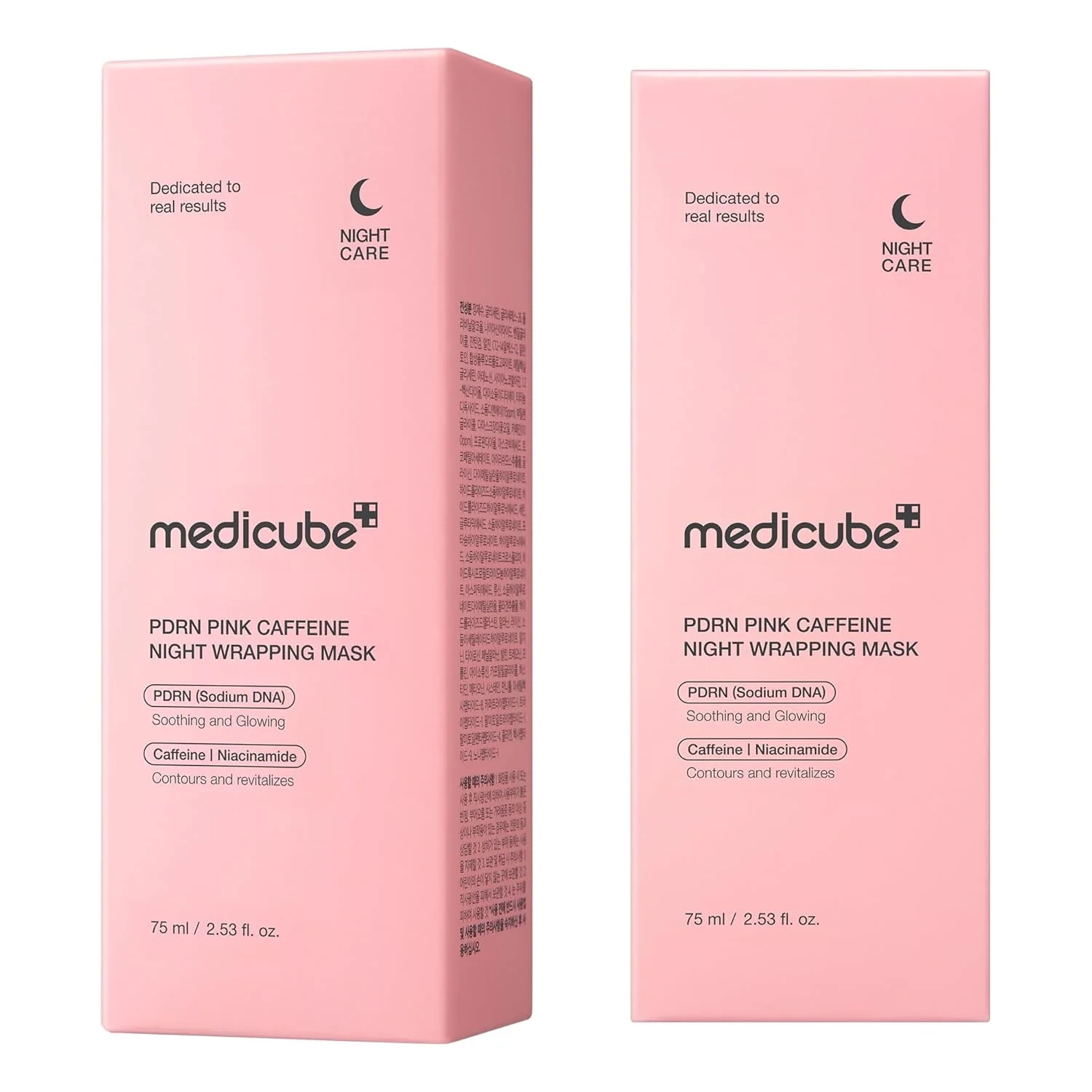 MEDICUBE PDRN Pink Caffeine Night Wrapping Mask – 75ml