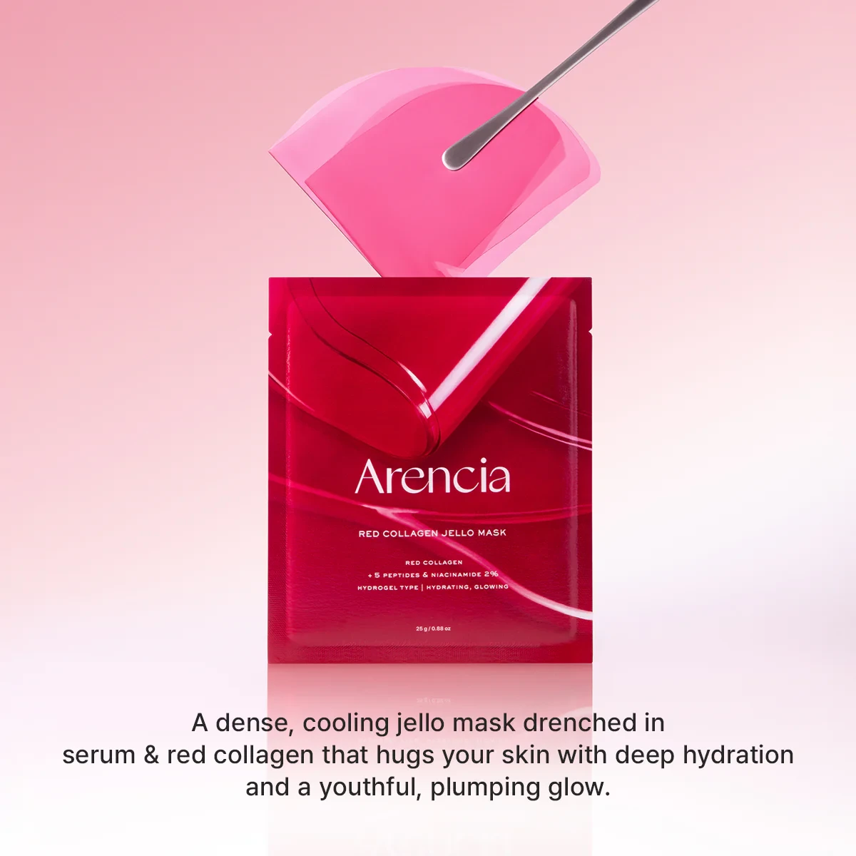 ARENCIA  Red Collagen Jello Mask - 25g * 4e