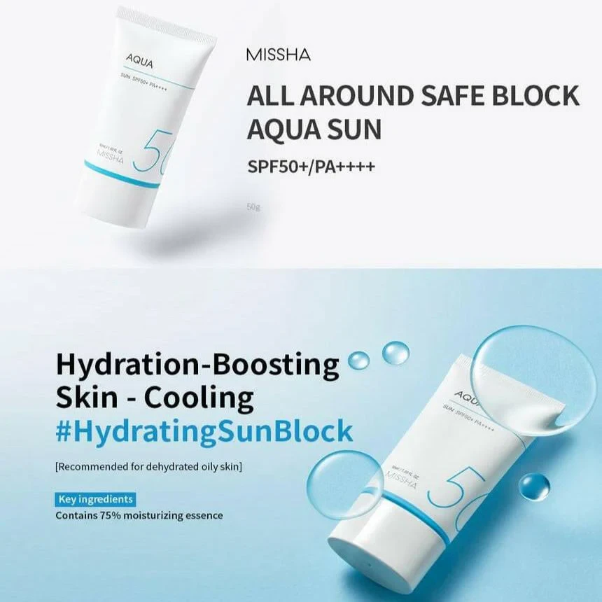 MISSHA Aqua Sun gel (SPF50+) - 50ml