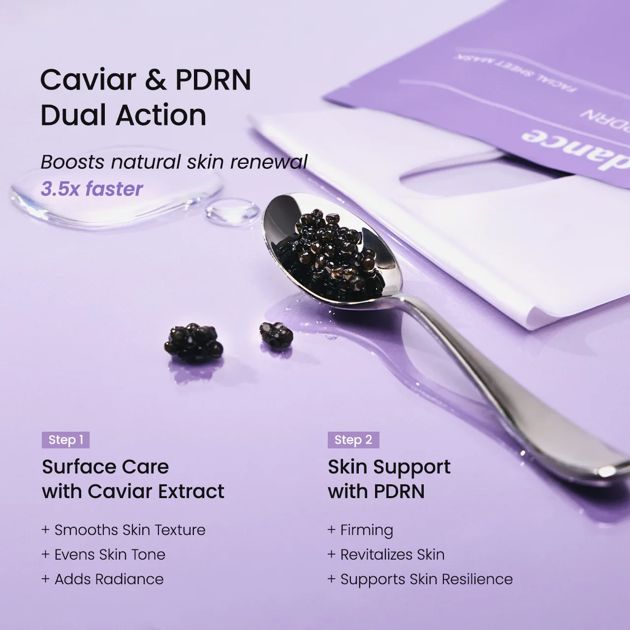 BIODANCE  Rejuvenating Caviar PDRN Real Deep Mask  (1ea)