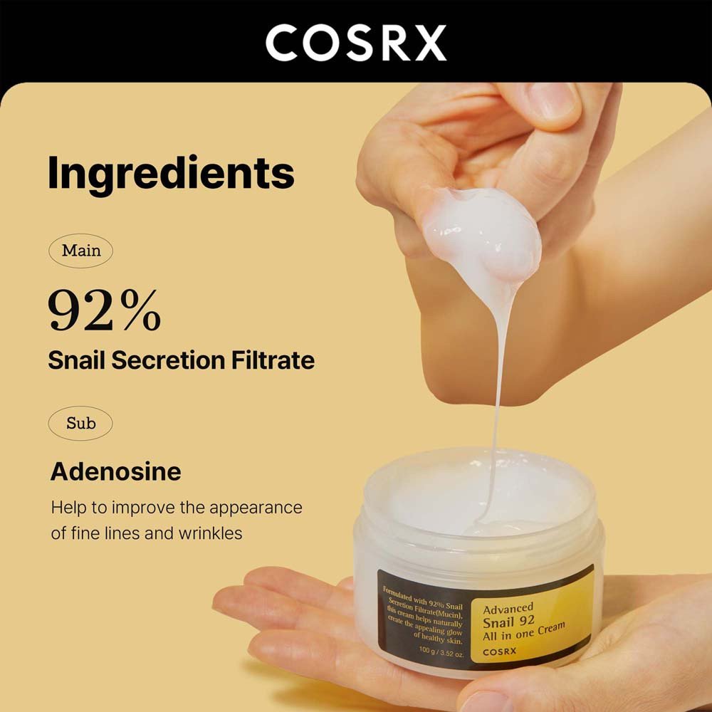  Cosrx  Advanced Snail 92 All-in-One Cream 100g