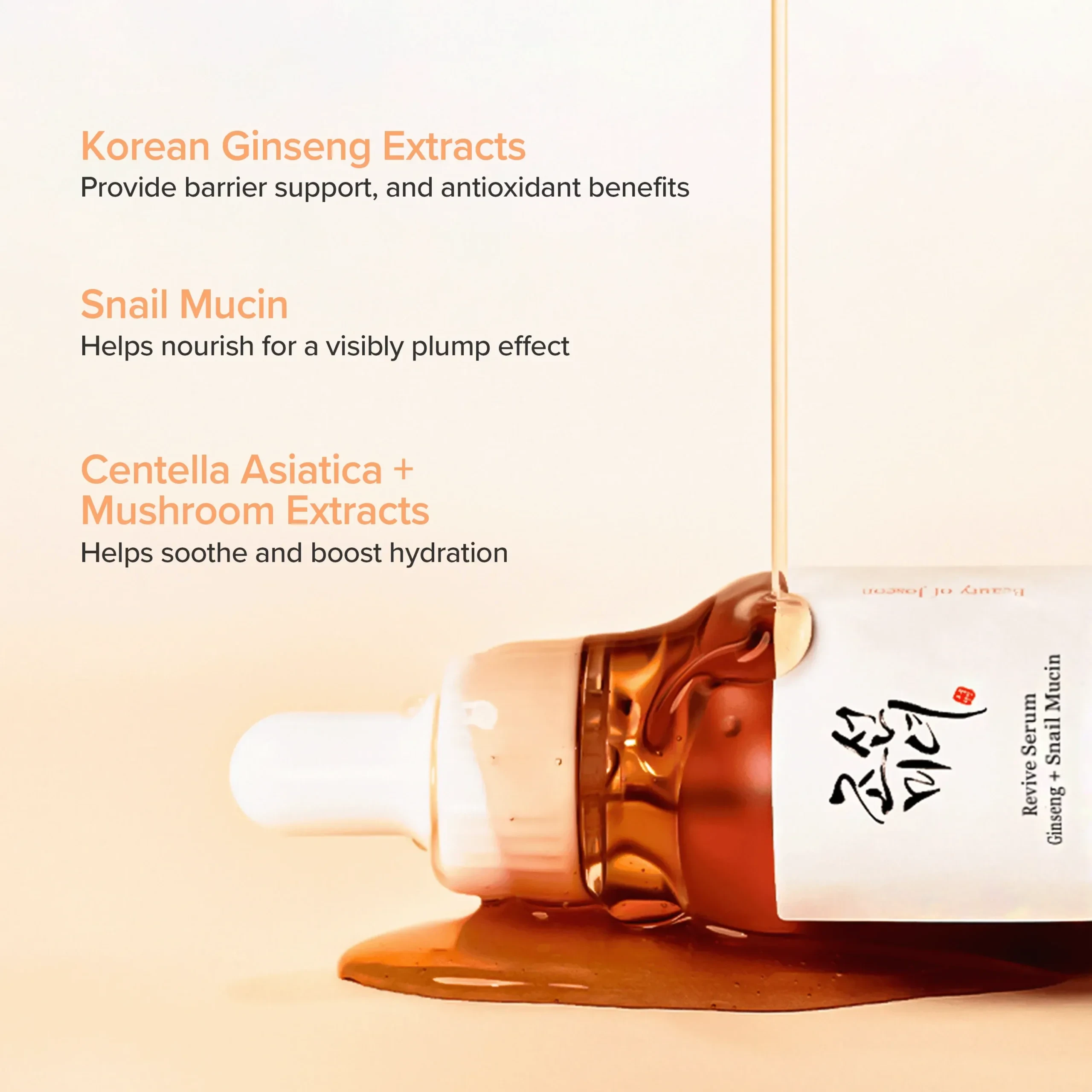 Beauty Of Joseon Revive Serum : Ginseng + Snail Mucin - 30ml