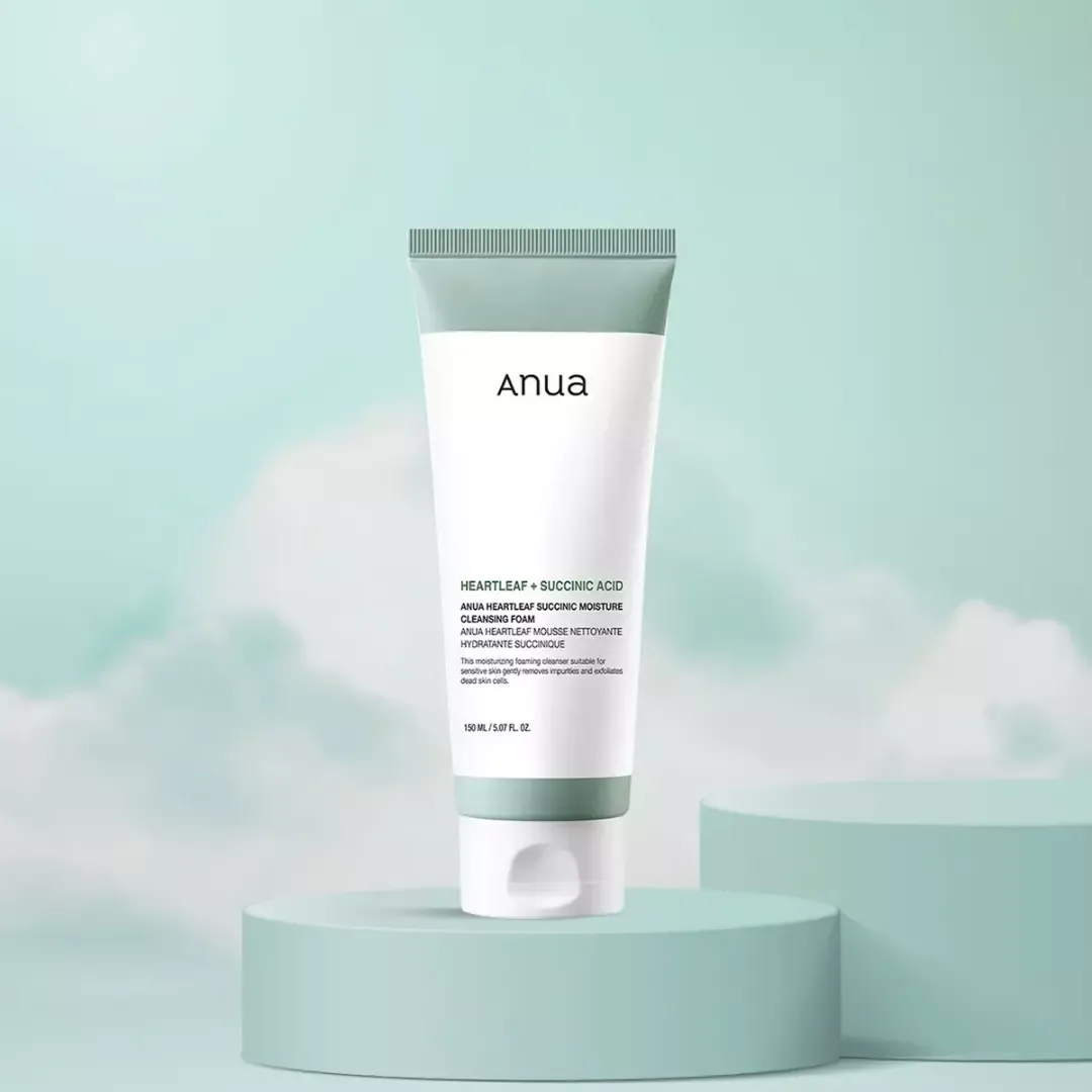 ANUA  Heartleaf Succinic Moisture Cleansing Foam - 150ml