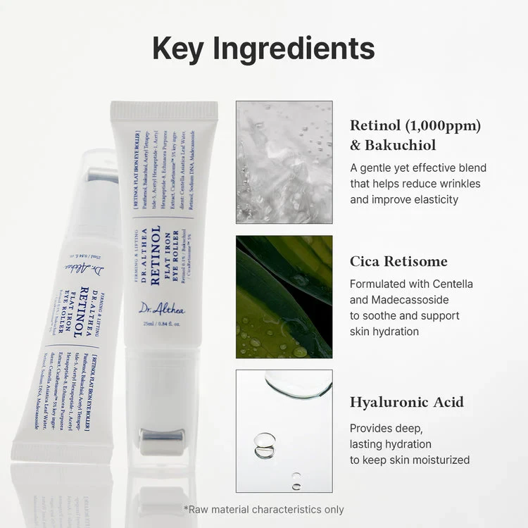 Dr. Althea Retinol Flat Iron Eye Roller – 25ml