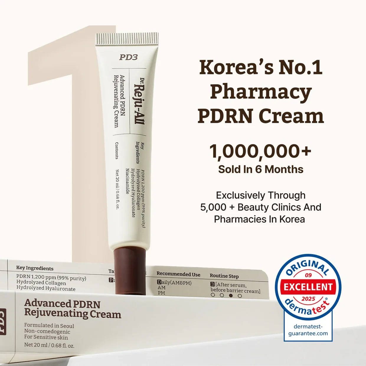 Dr. Reju-All  Advanced PDRN Rejuvenating Cream - 20ml