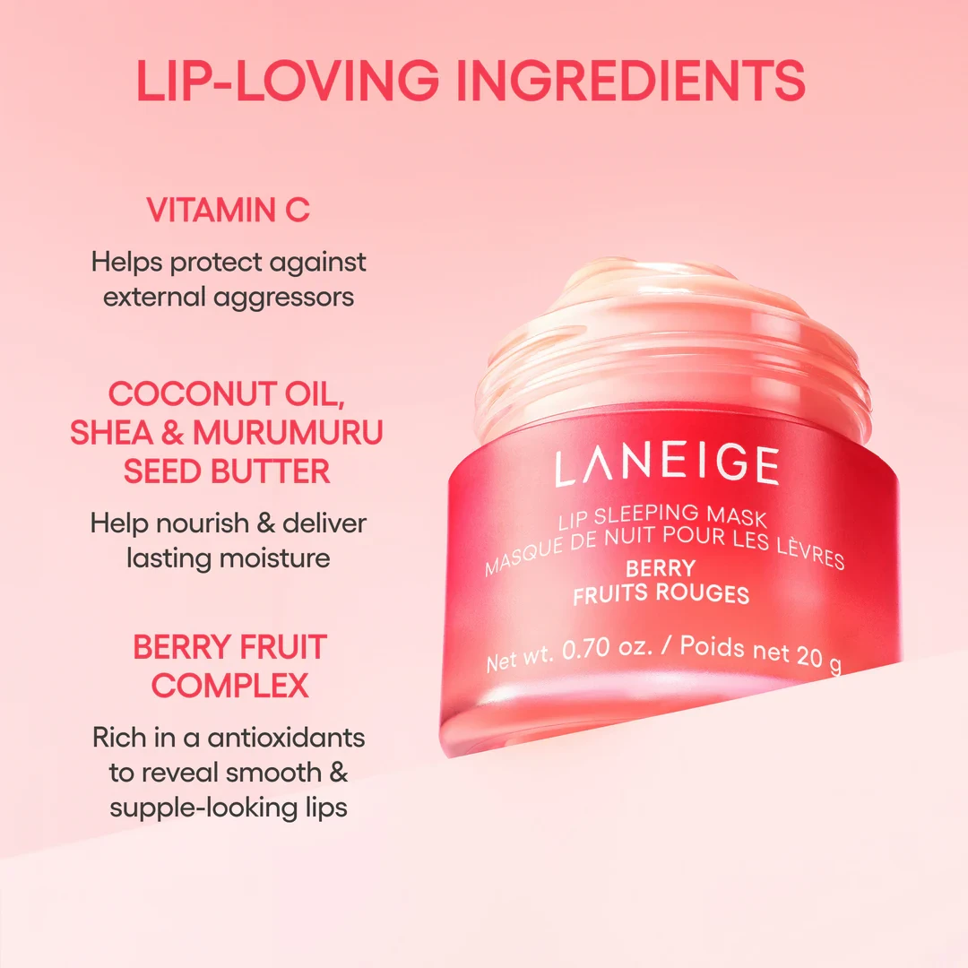 LANEIGE Lip Sleeping Mask EX (Berry) – 3g
