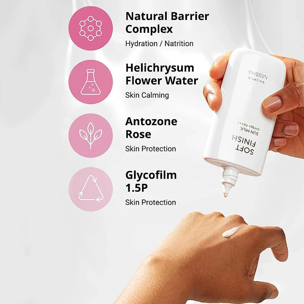 MISSHA Soft Finish Sun Milk SPF50+ PA+++ (70ml)