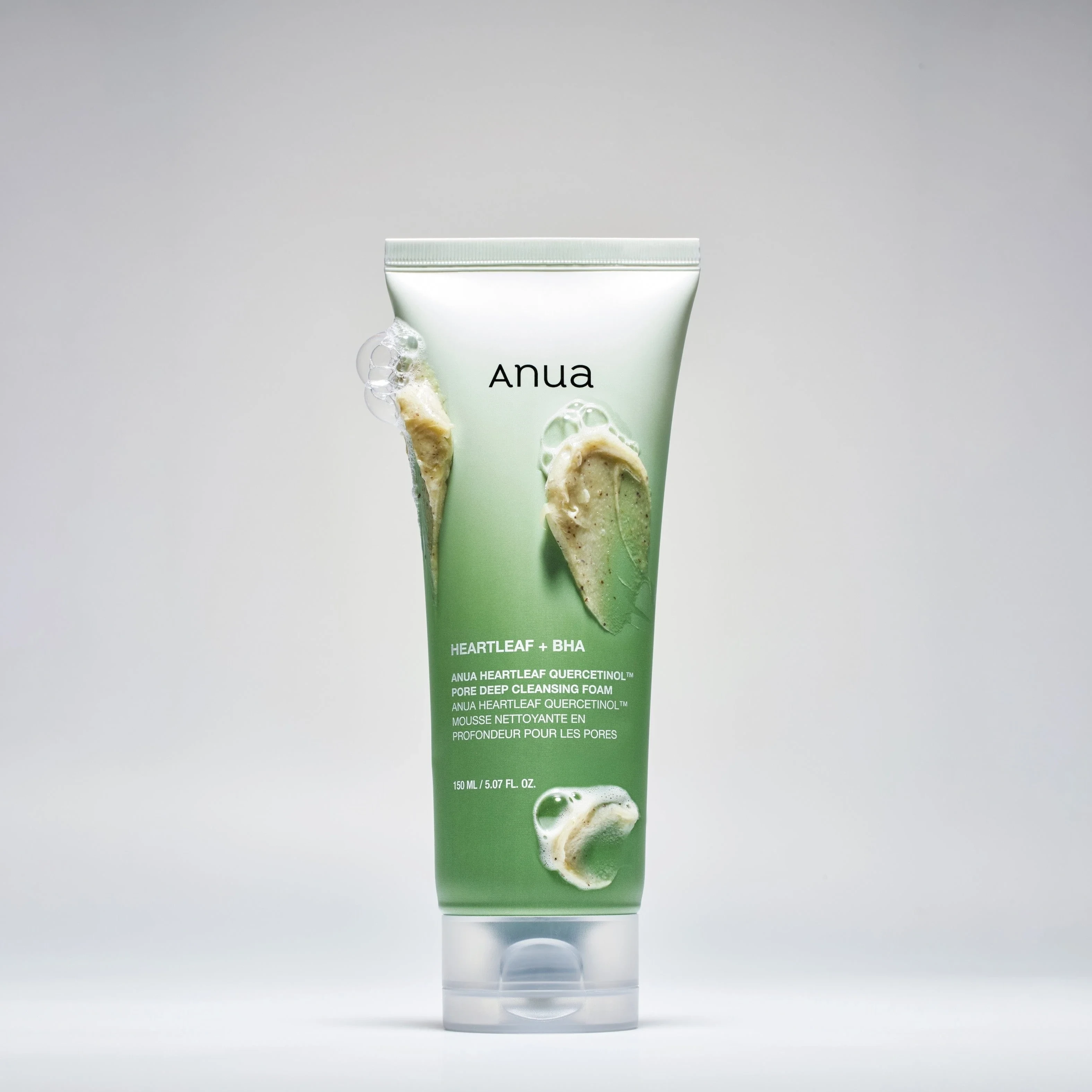 Anua Heartleaf + BHA Quercetinol Pore Deep Cleansing Foam 150ml (New Packaging)