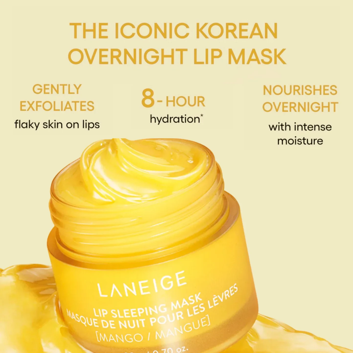 LANEIGE Lip Sleeping Mask (Mango) – 3g