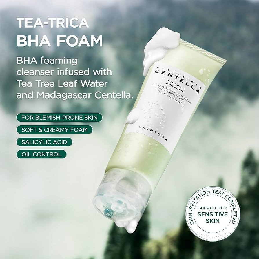 SKIN1004 Madagascar Centella Tea-Trica Bha Foam - 125ml