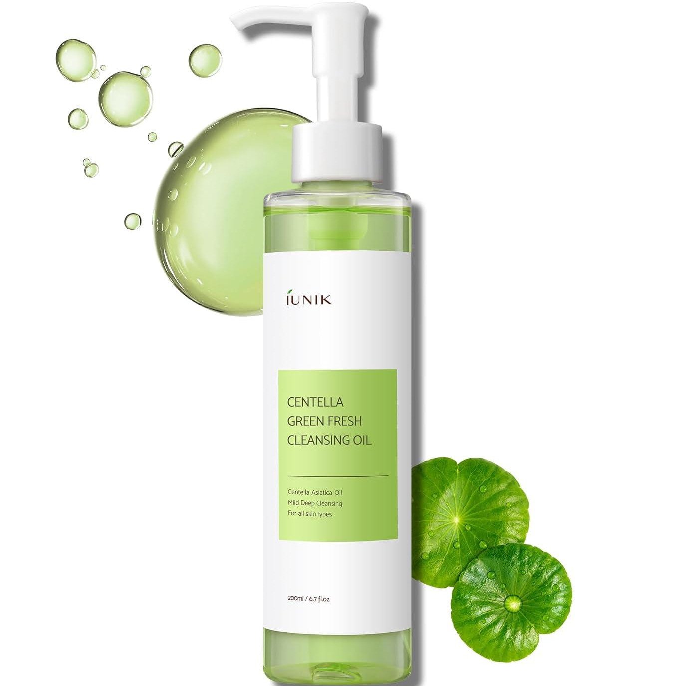 IUNIK Centella Green Fresh Cleansing Oil -200ml