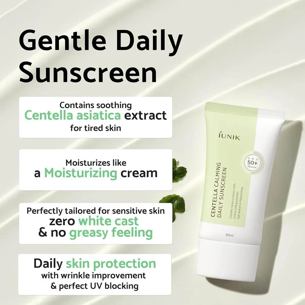 IUNIK Centella Calming Daily Sunscreen - 60ml