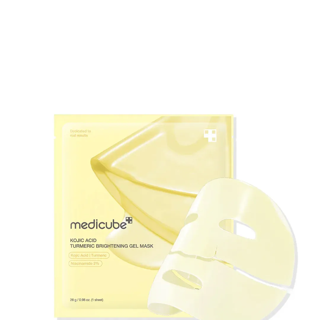 MEDICUBE Kojic Acid Turmeric Brightening Gel Mask (28g) 4ea
