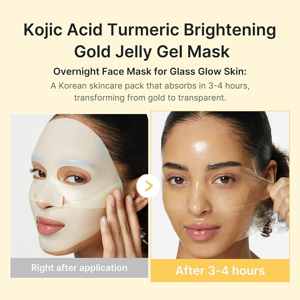 MEDICUBE Kojic Acid Turmeric Brightening Gel Mask (28g) 4ea