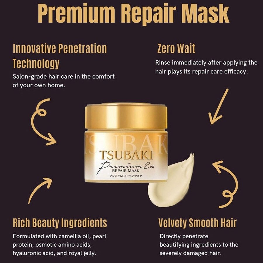 TSUBAKI Premium EX Repair Mask - 180g / 200g